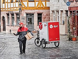 Lastenrad der DPD