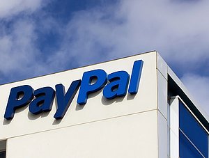 PayPal-Logo an Firmenzentrale