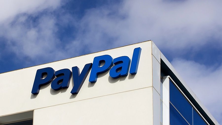 PayPal-Logo an Firmenzentrale