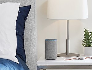 Echo-Lautsprecher von Amazon im Einsatz