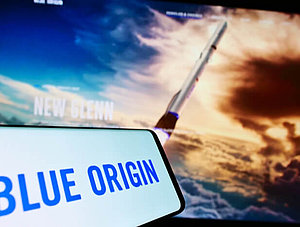 Rakete des Weltraumunternehmens Blue Origin