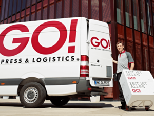 Lieferfahrzeug GO! Express &amp; Logistics