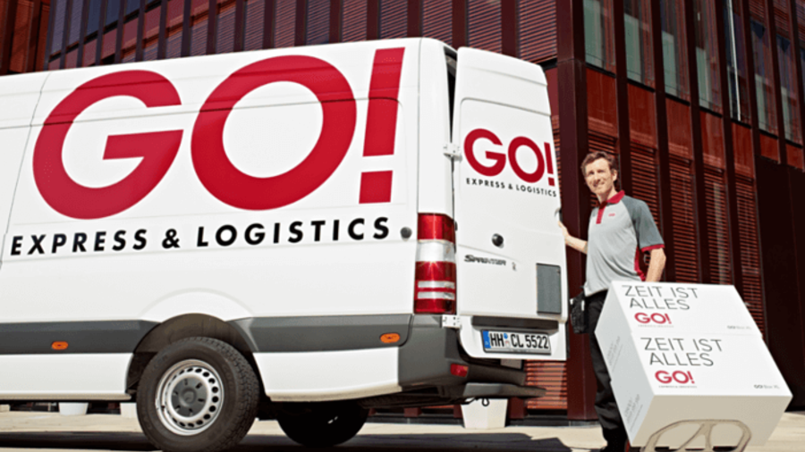 Lieferfahrzeug GO! Express &amp; Logistics