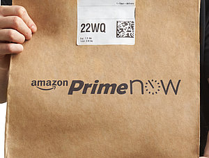 Amazon Prime Now in Berlin: Auschnitt Kurier