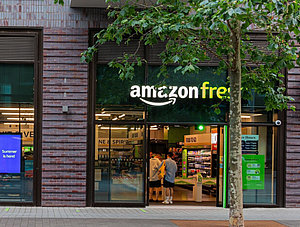 Filiale der Supermarktkette Amazon Fresh