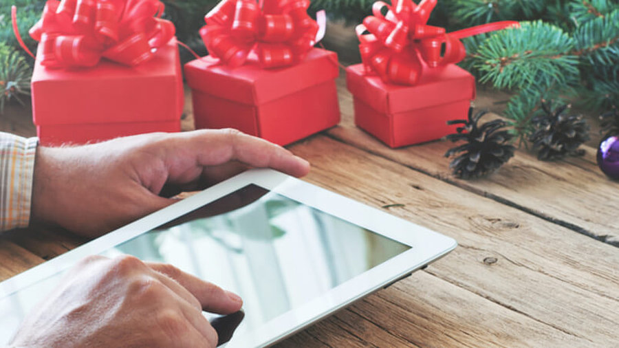 Tablet Weihnachten Shopping