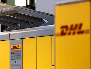 Packstation des Logistikers DHL in Deutschland