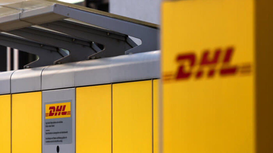 Packstation des Logistikers DHL in Deutschland