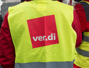 Verdi bei Streik