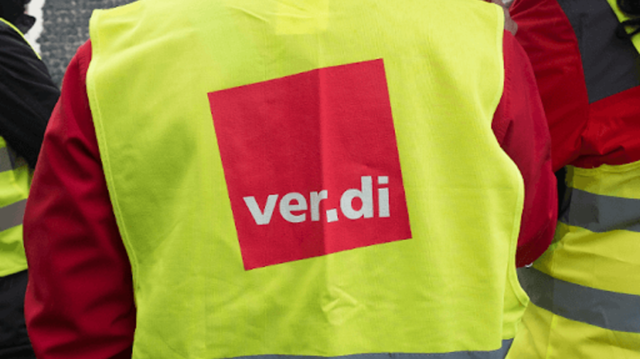 Verdi bei Streik