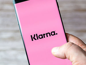 Klarna auf Smartphone