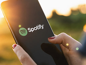 Spotify auf Smartphone