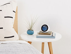 Echo Spot von Amazon im Einsatz