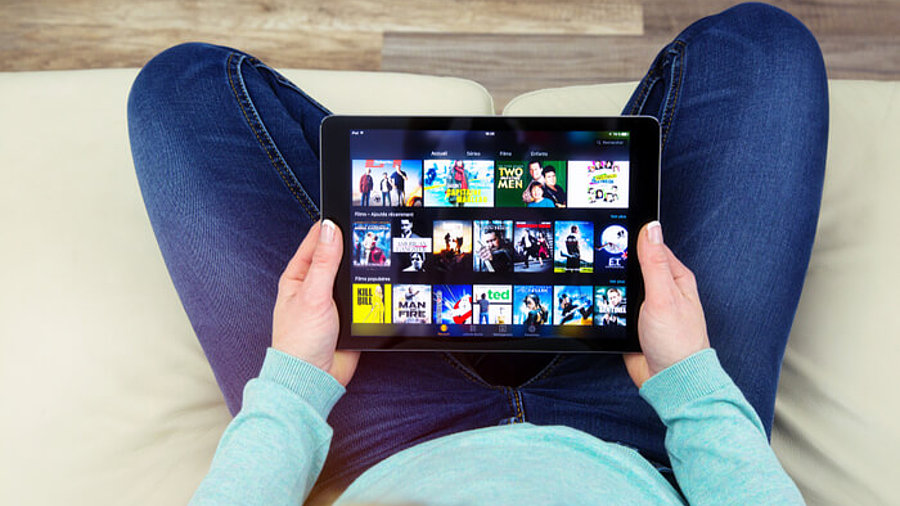 Video-Streaming: Amazon Video auf einem Tablet