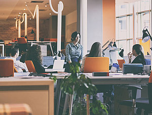 Menschen in einem Büro