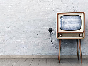 Fernseher in Retro-Optik