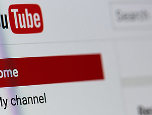 YouTube Website-Ausschnitt