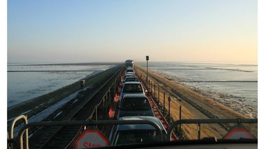 Autoreisezug nach Sylt