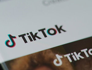 TikTok auf Smartphone