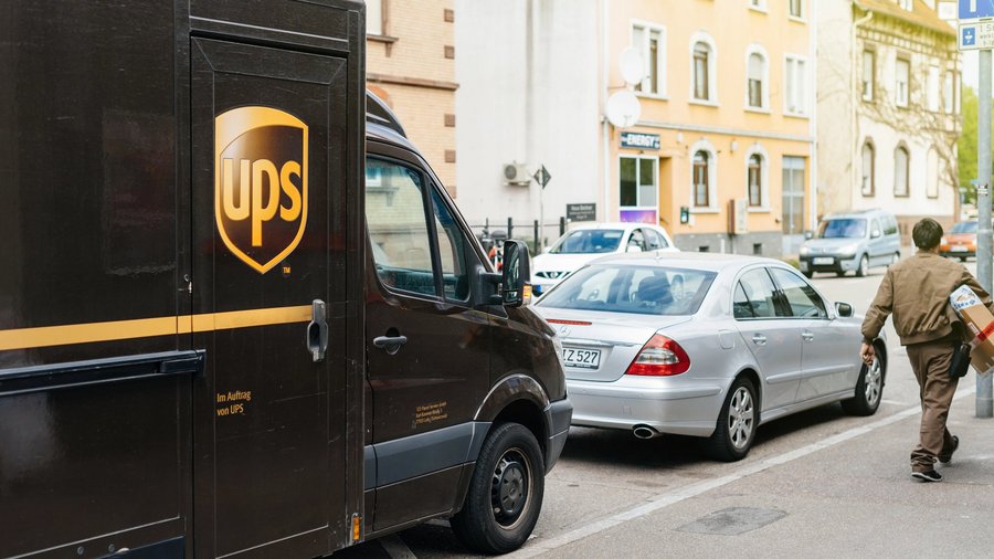 UPS Zustellwagen