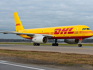 DHL Frachtmaschine