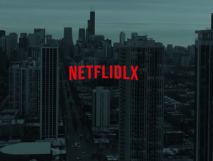 Netflix-Logo mit neuem Text Netflidlx