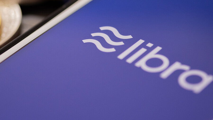 Libra auf einem Smartphone