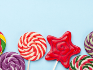 verschiedene Lollies