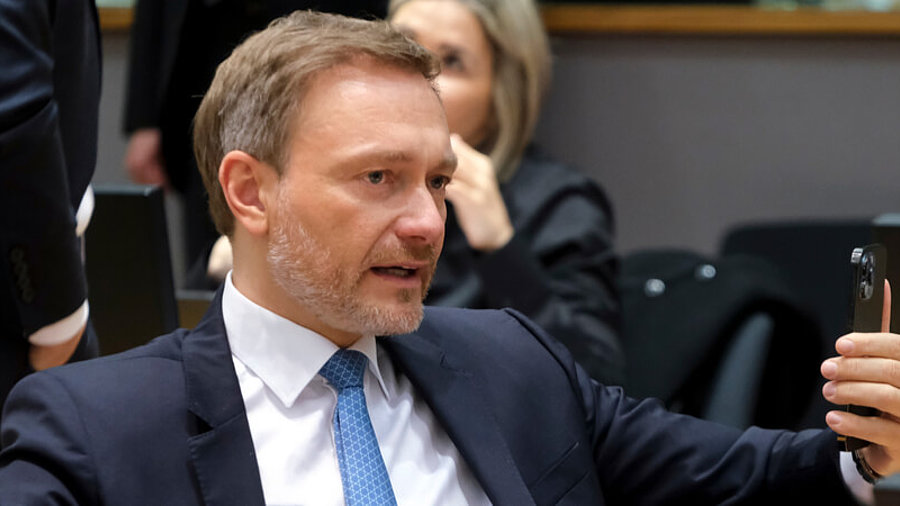 Der deutsche Finanzminister Christian Lindner im M&auml;rz 2022 in Br&uuml;ssel