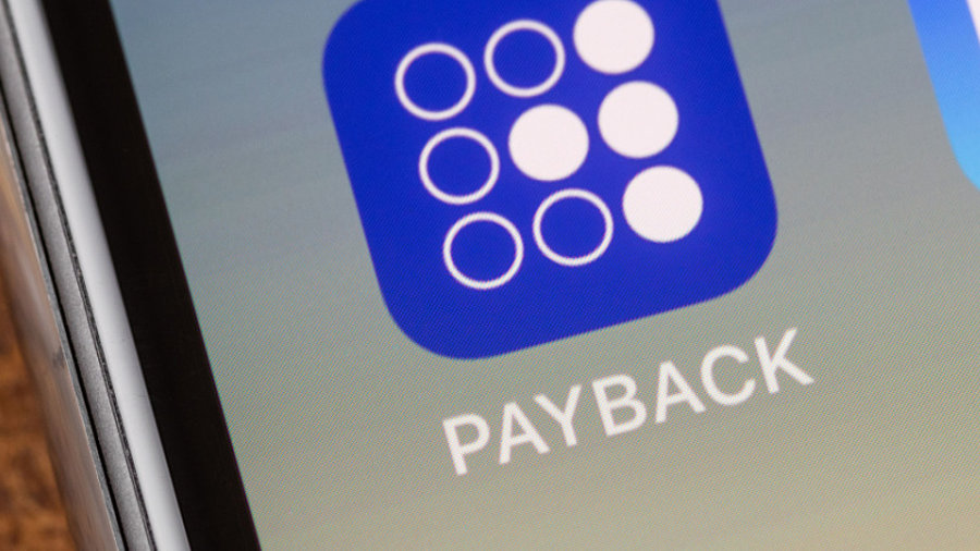 Payback-Logo auf einem Smartphone