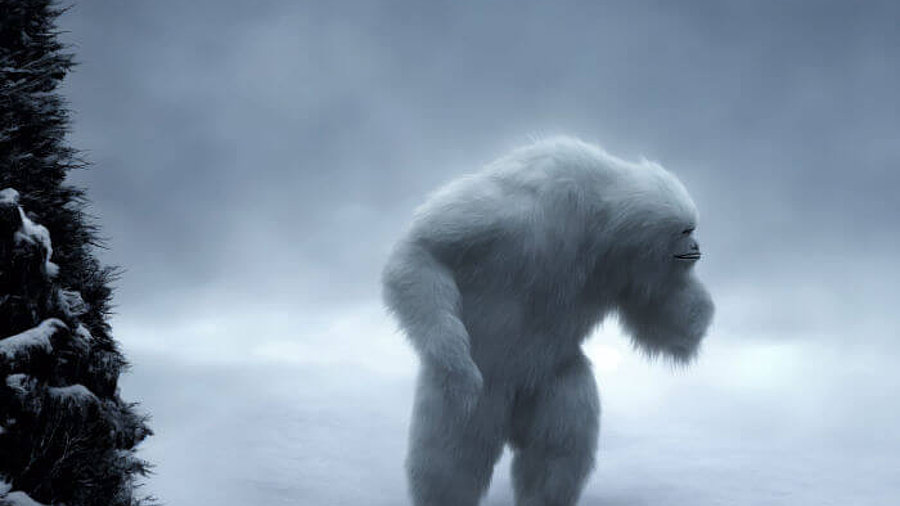 Yeti im Schnee