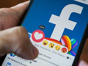 Facebook auf Smartphone