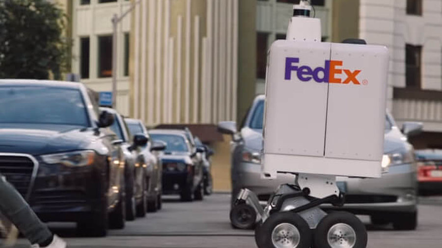 Bild des neuen Roboters aus dem Hause FedEx