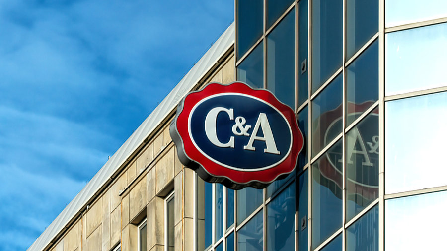 C&amp;A-Logo an Filiale