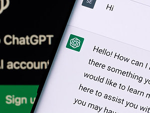 ChatGPT auf Smartphone