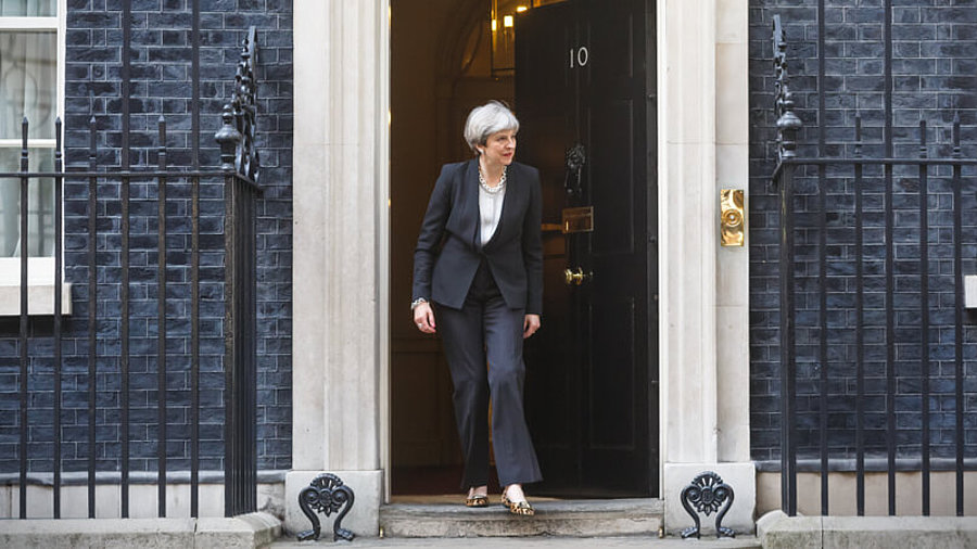 Theresa May verl&auml;sst 10 Downing Street