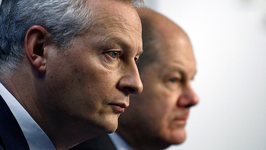 Olaf Scholz und Bruno Le Maire