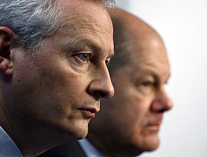 Olaf Scholz und Bruno Le Maire