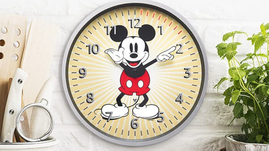 Sonderedition von Amazons Echo Wall Clock im Mickey-Maus-Stil