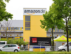 Streik am Amazon-Standort Lipzig