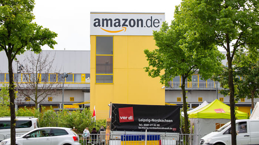 Streik am Amazon-Standort Lipzig