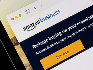 Amazon Business auf einem Smartphone