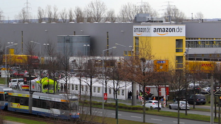 Amazon Logistikzentrum in Leipzig