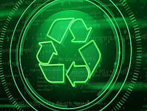 Recycling digitaler Datenabf&auml;lle