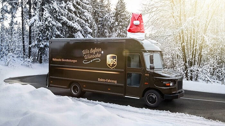 UPS Weihnachtstruck 