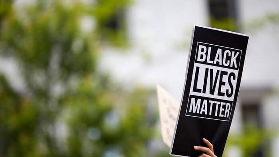 Protestplakat Black Lives Matter