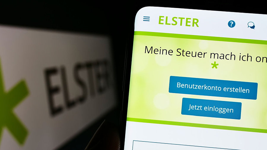 Elster-App auf Smartphone