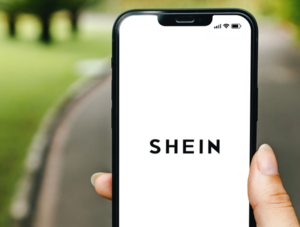 Shein auf Handy-Display vor gr&uuml;ner Wiese