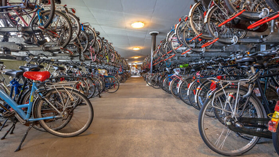 Fahrradparkplatz