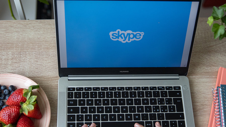 Skype auf Notebook